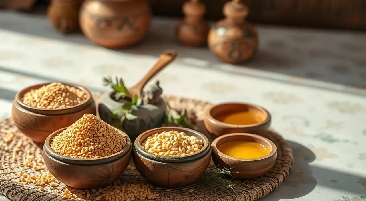 مكونات الدلكة السودانية الأصلية لنعومة البشرة في 3 خطوات 2 مكونات الدلكة السودانية الأصلية