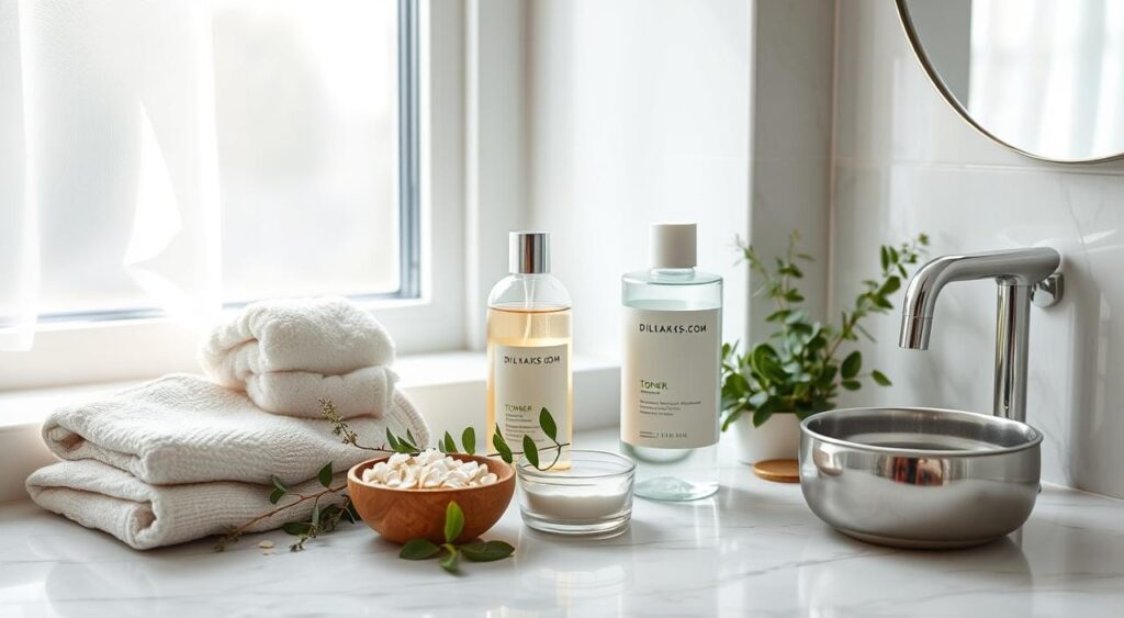 الروتين اليومي للعناية بالبشرة الحساسة