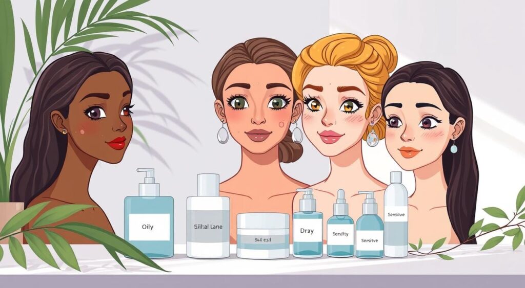 تحديد نوع البشرة