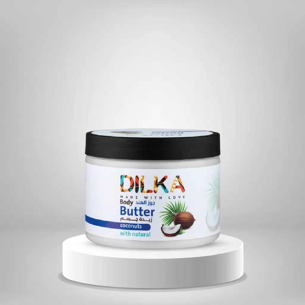 زبدة جوز الهند الطبيعية للجسم والشعر 3 زبدة طبيعية للجسم من دلكة بخلاصة جوز الهند